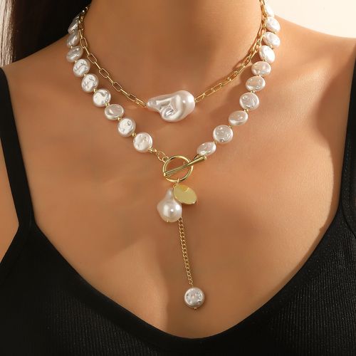 Pearl jewelry luxury gift women's baroque pearl necklace