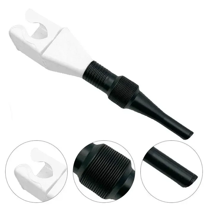 Retractable automatic fuel funnel