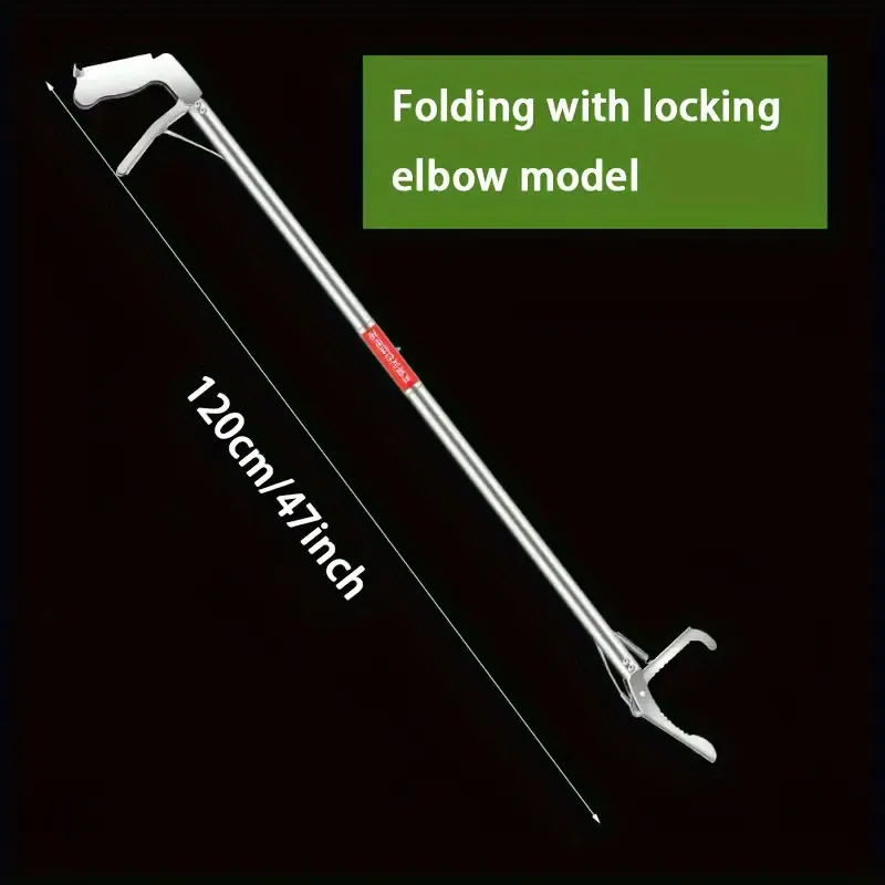 1pc  Professional Wide Jaw Snake Tong With Lock, Stainless Steel Heavy Duty Reptile Catcher, Suitable For For Outdoor, For All Kinds Of Serpent