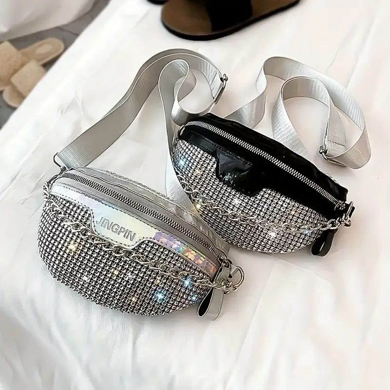 Bling-Bling Rhinestone Waist Bag