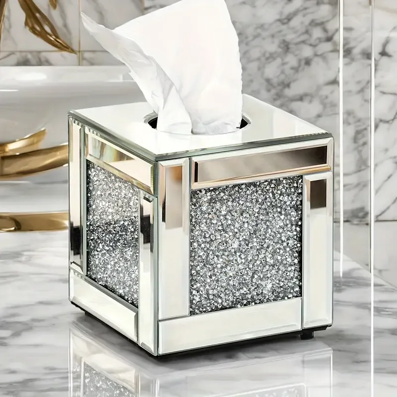 Luxury Mirrored Tissue Box