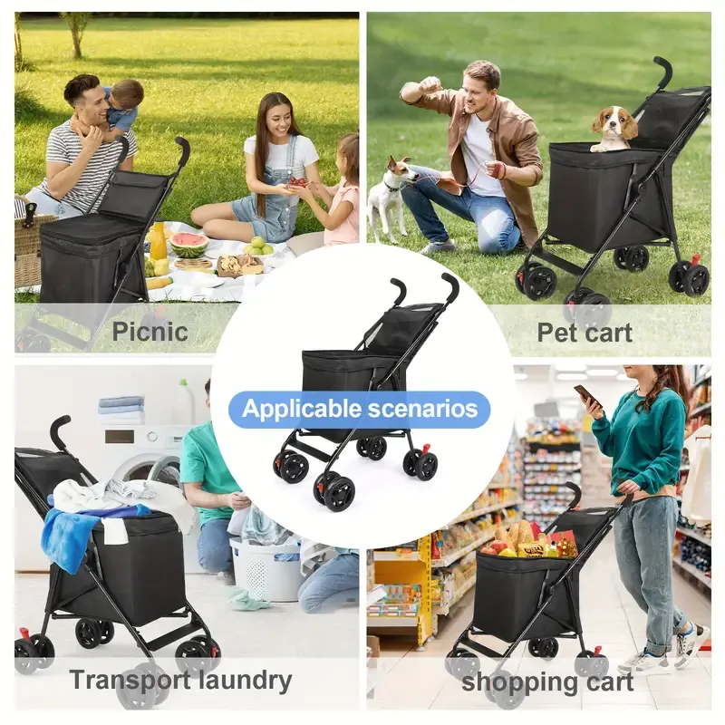 Patented Folding Shopping Cart