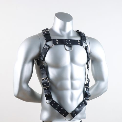 Sexy Mens Lingerie Leather Erotic Harness And Bulge Gay Jockstraps Underwear