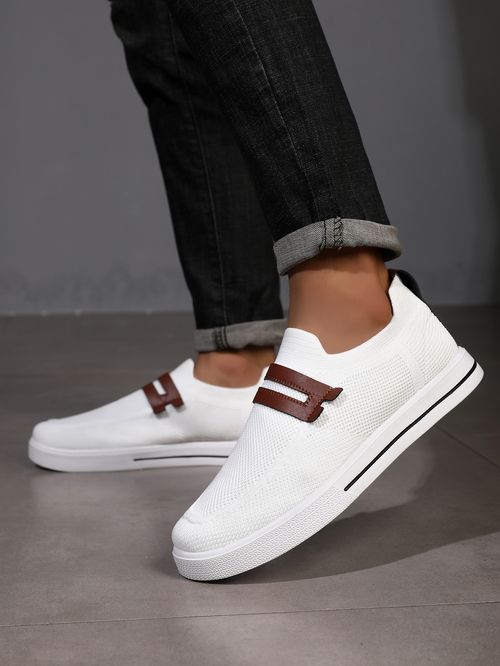 Breathable casual shoes, large-sized soft and elastic mesh shoes, sports shoes