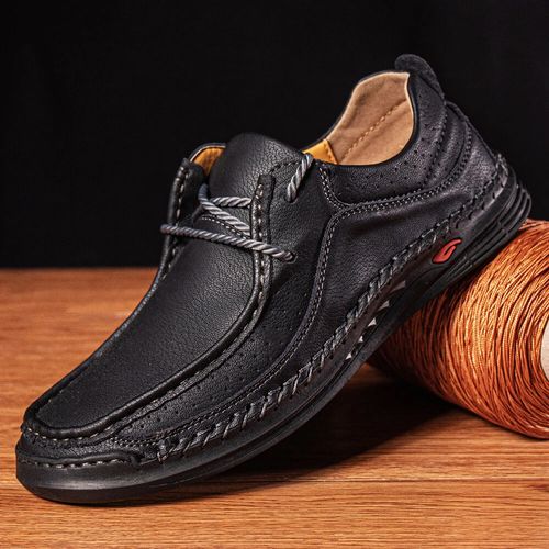 men's shoes retro stitching fashion men's shoes