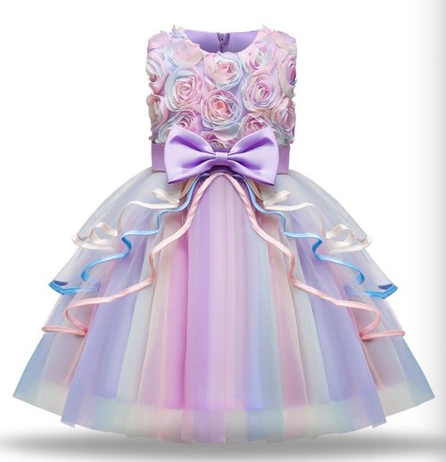 Rainbow Princess Dress