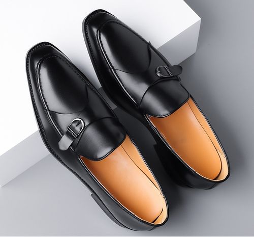 Versatile men's business and fashionable soft leather shoes
