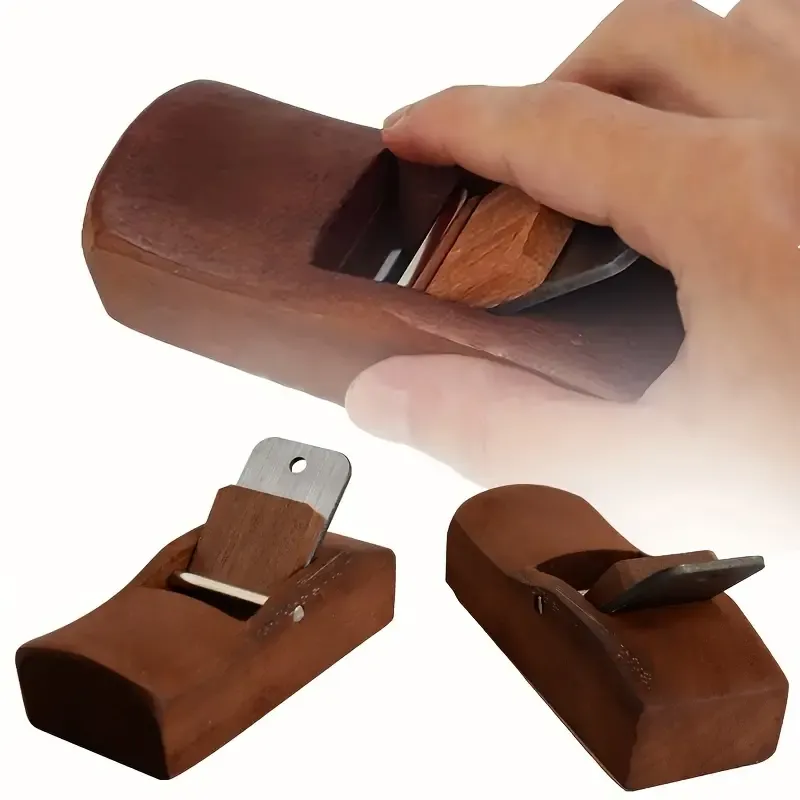 🔥For your  life🔥1 Set Mini Flat Wood Hand Planer - Compact DIY Tool for Woodcraft, Carpenter, and Hobbyist - Perfect for Smoothing and Shaping Small Wood Surfaces