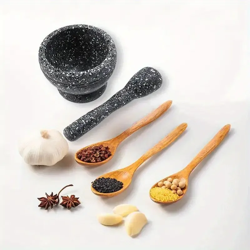 1 Set Of Grinding Bowls, Kitchen Garlic Press Bowls, Kitchen Peper Crushers, Food-grade PP Material Multi-purpose Grinders, Garlic Mashers, Seasoning Spice Tools, And Grain And Supplementary Food Grinders For Restaurant Kitchen Eid Al-Adha Mubarak