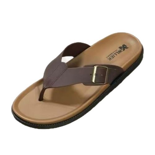 Men's flip-flops, non-slip, wear-resistant, high-end outdoor beach flip-flops for summer.