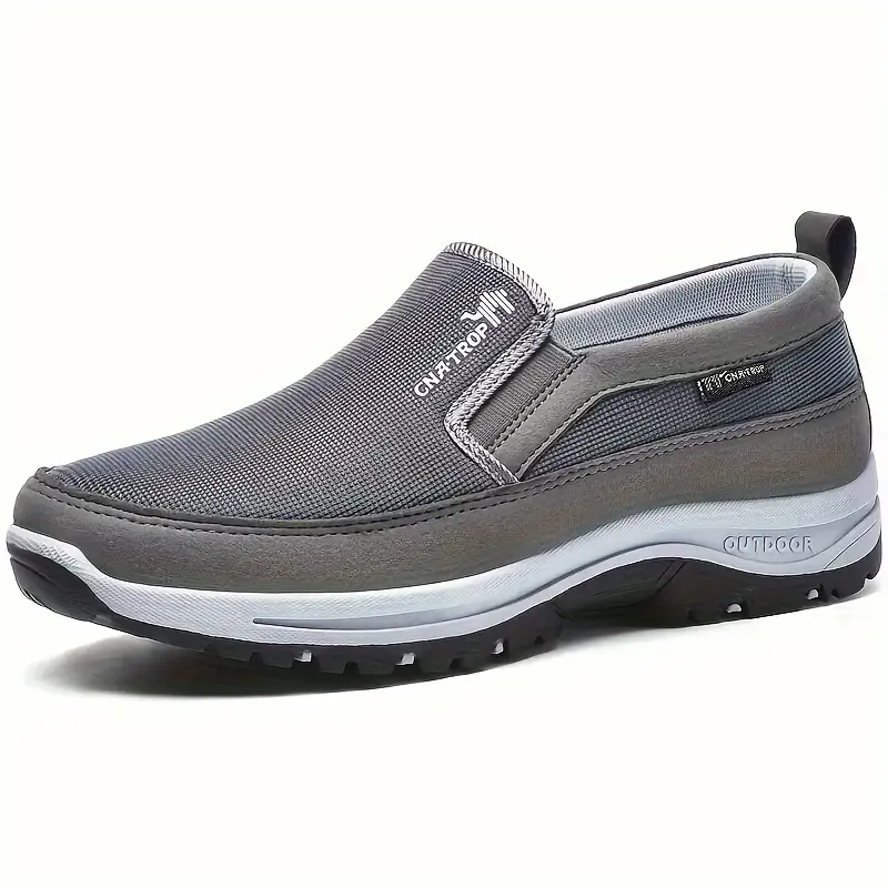 PLUS SIZE Men's Knit Breathable Loafer Shoes