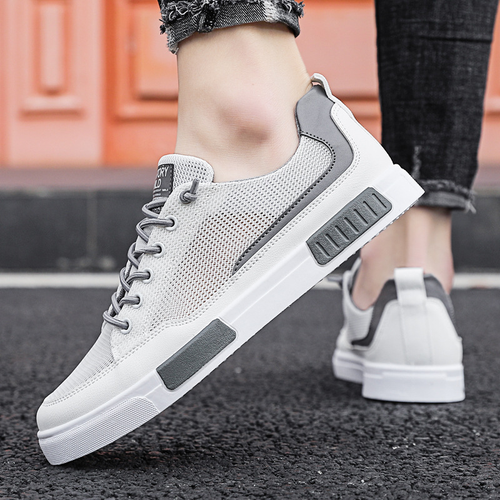 New thin mesh perforated mesh shoes for sports white sneakers