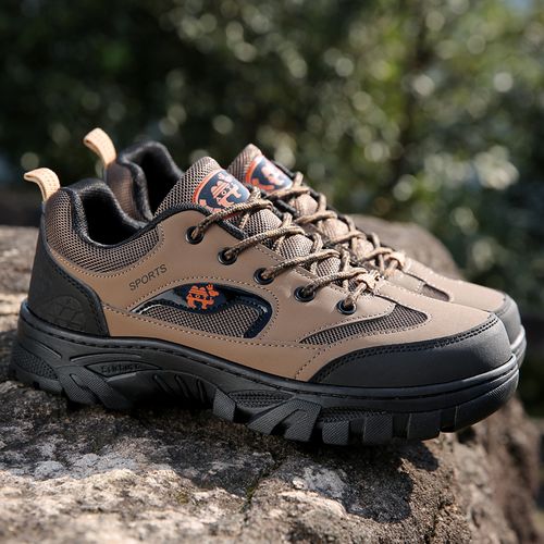 Non-slip rubber thick-soled men's sports shoes