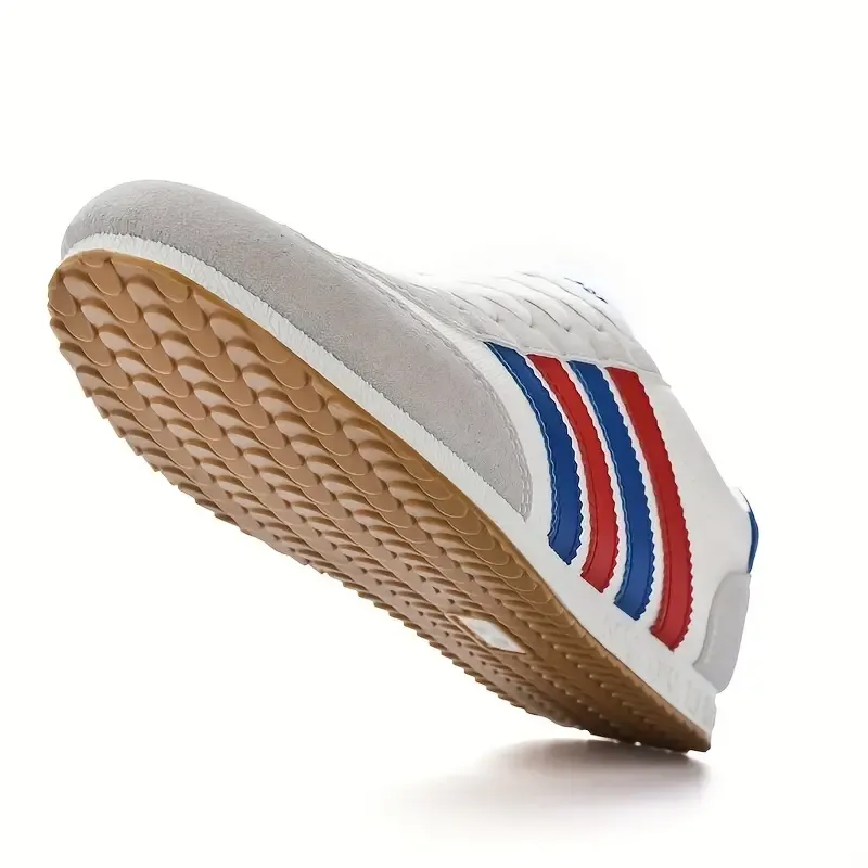 Men's Trendy Lace Up Sneakers With Assorted Colors, Casual Outdoor Walking Shoes