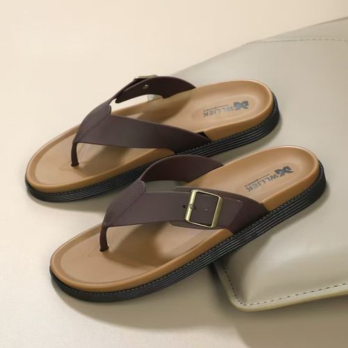 Men's flip-flops, non-slip, wear-resistant, high-end outdoor beach flip-flops for summer.