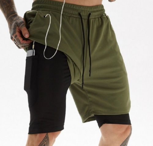 Men's Double Layer Stretch Shorts