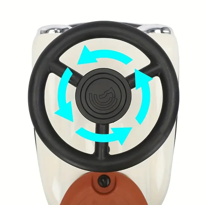 Four-Wheeled Balancing Car Retro Scooter Scooter Without Battery