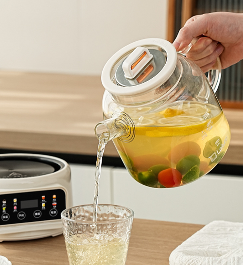 Health pot multifunctional home small office all-glass new tea maker kettle flower teapot