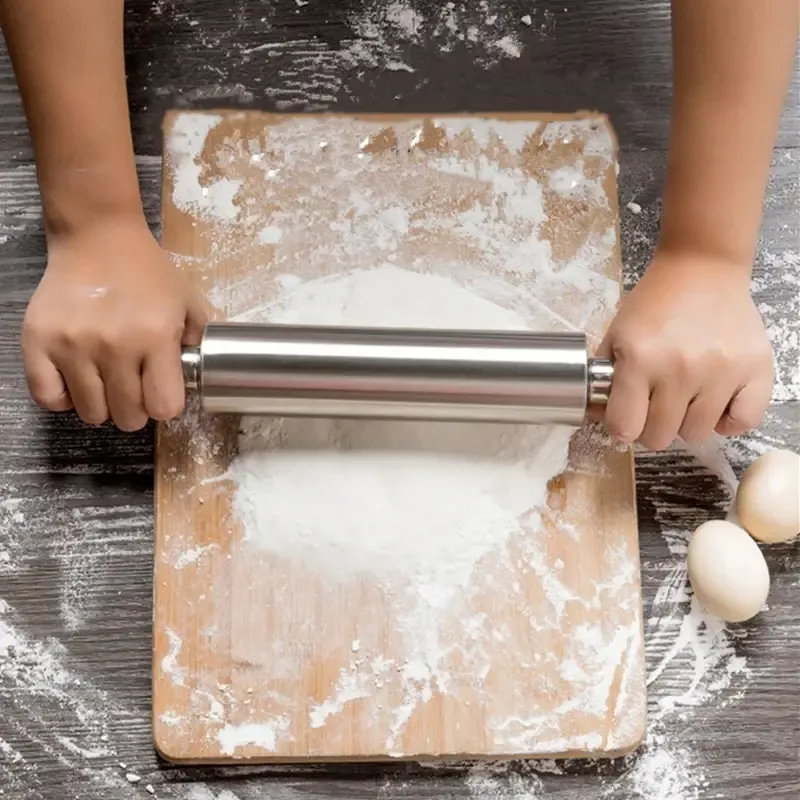 Steel Rolling Pin