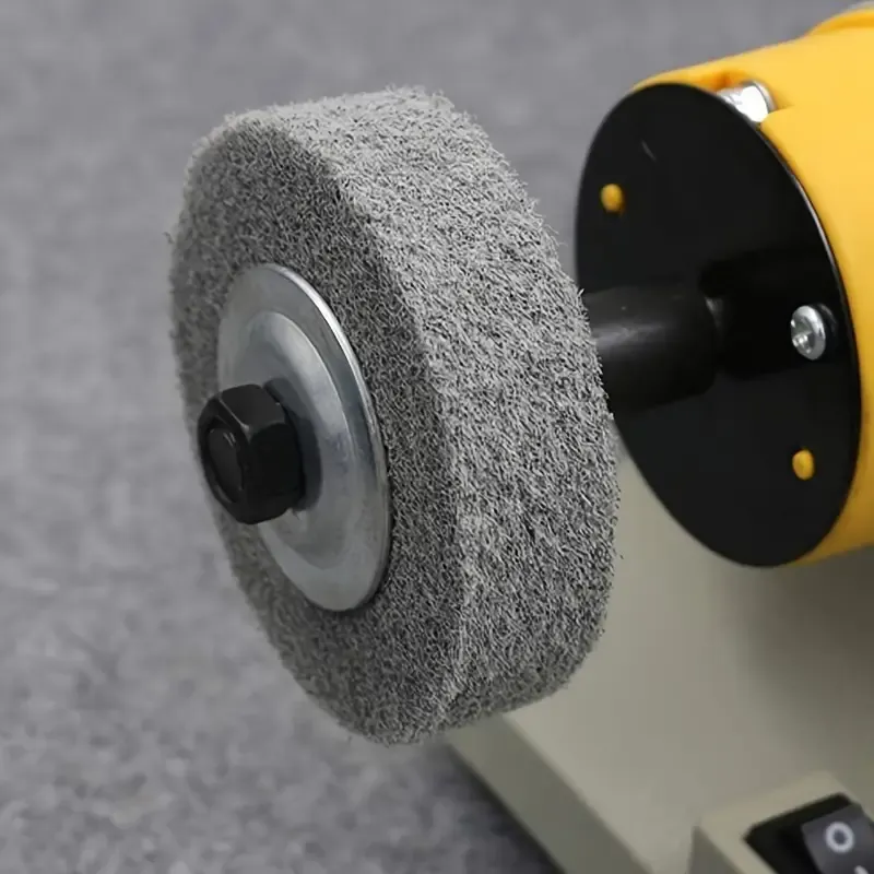 5 Pcs Fiberglass Buffing Wheels for Angle Grinder, Emery Grit Material, Compatible  Bench Buffers and Polishers