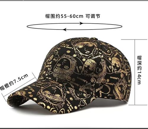 1pc New Graffiti Baseball Cap, Gold Stamping Outdoor Hip-hop Joker Cap, Street Cool Baseball Hat, For Men And Women Sports Hat, Breathable Sun Cap, Couple Cap, Duckbill Cap