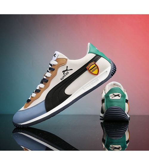 Casual men's shoes summer trend men's forrest gump shoes youth fashion low top leather sports shoes