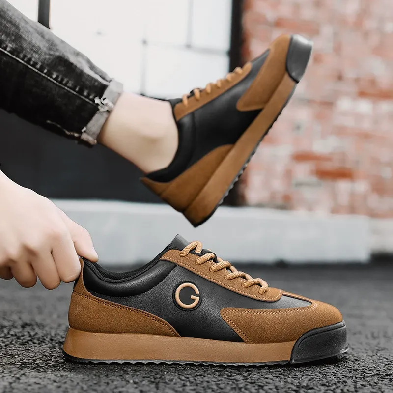 waterproof leather surface and thick sole