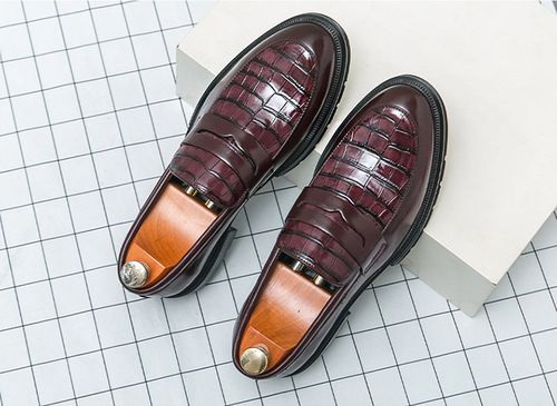 Summer men's formal wedding leather shoes