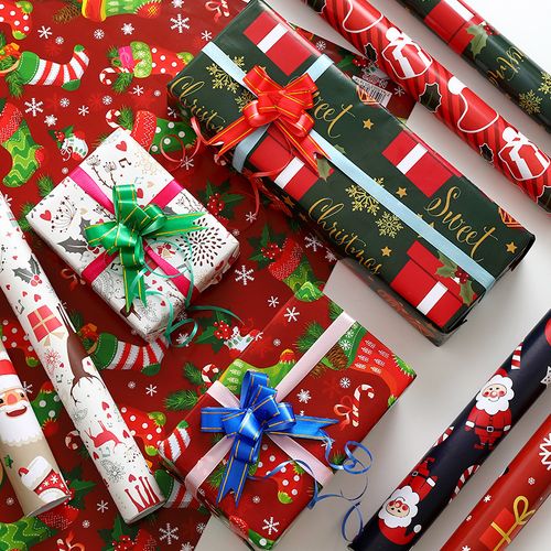 Premium Christmas Gift Wrapping Paper Set
