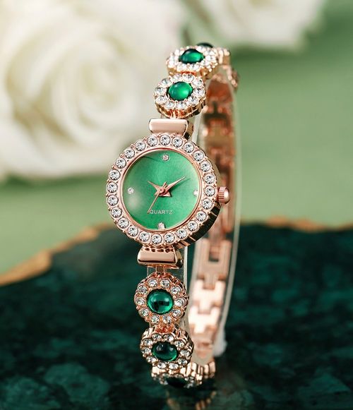 Rhinestone Quartz Watch