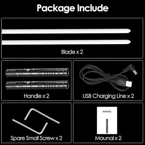 Lischwert Lightsaber, RGB Colors Changeable with Sound Metal Hilt Light Saber Force FX Dueling Lightsaber Toy for Kids Adults Gift