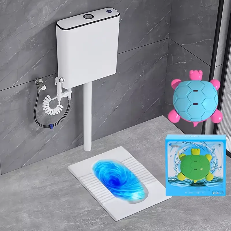 Shaped Blue Bubble Toilet Cleaner
