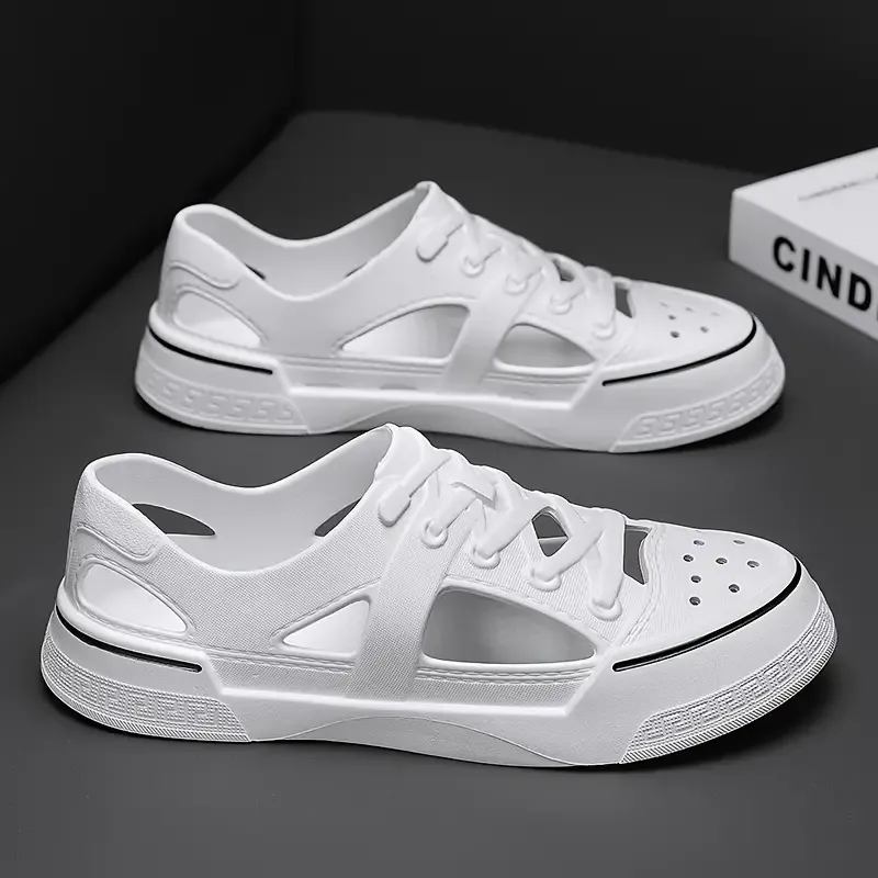 🔥🔥Hot Sale Promotion -Women's or Men Solid Color EVA Clogs, Slip On Lightweight Soft Sole Hollow Out Shoes, Closed Toe Non-slip Water Beach Shoes