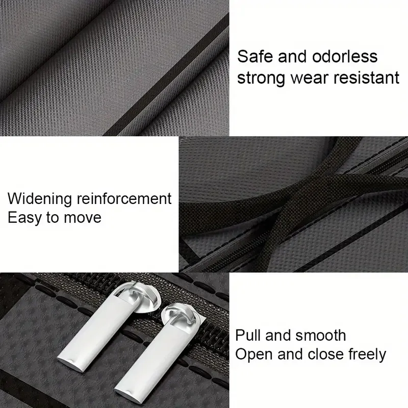 Extra-Large Waterproof Storage Bag With Zipper & Handles - Durable, Odorless Organizer For Home, Closet, And Travel - Versatile Dustproof Luggage Solution