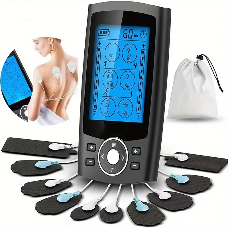 Digital Tens Muscle Stimulator, 36 Modes, EMS Acupuncture Body Massage, Slimming Machine, Electrotherapy Device With Rechargeable Lithium Battery