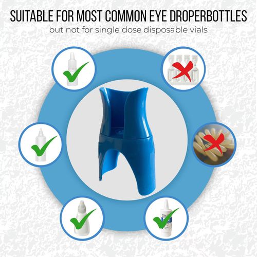 Easy-Grip Portable Eye Drop Aid Tool