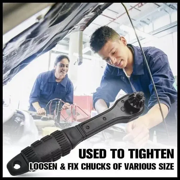 🔥2 in 1 Drill Chuck Ratchet Spanner🔥