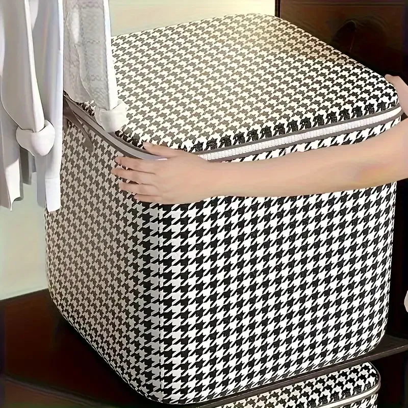 Houndstooth Storage Boxes