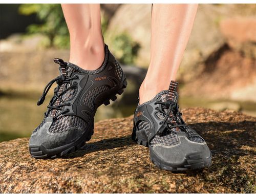Breathable mesh lightweight outdoor casual men's shoes