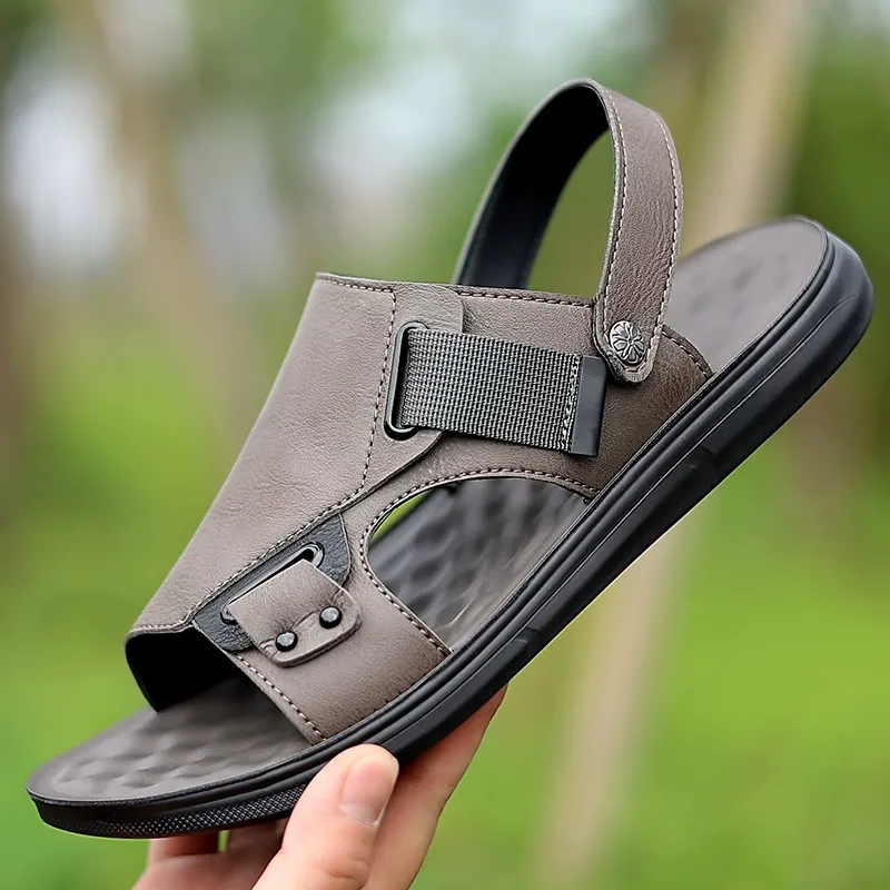 High-end sandals men's casual shoes non-slip soft-soled beach shoes
