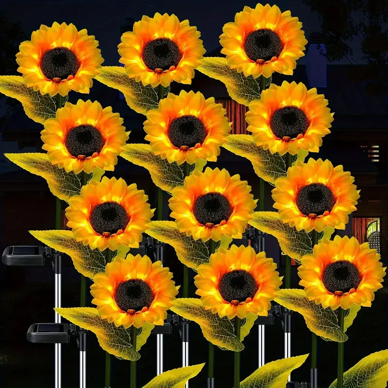 Sunflower Solar Lights