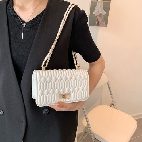 Stylish Quilted Chain Crossbody Bag