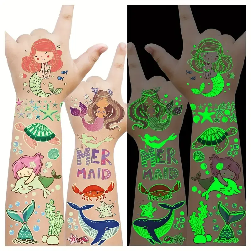 Luminous Mermaid Temporary