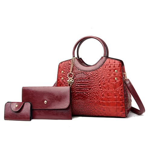Daisy Satchel Bag and Wallet Set