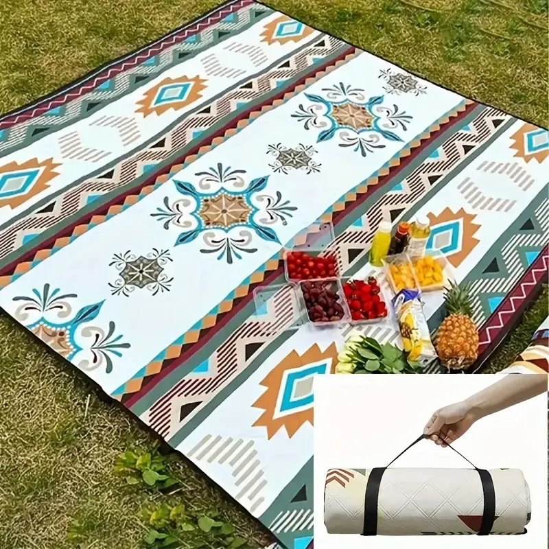 Outdoor Camping Picnic Blanket, Portable Beach Mat, Camping Mat, Beach Mat For Camping, Beach, BBQ Picnic, Hiking, Travel