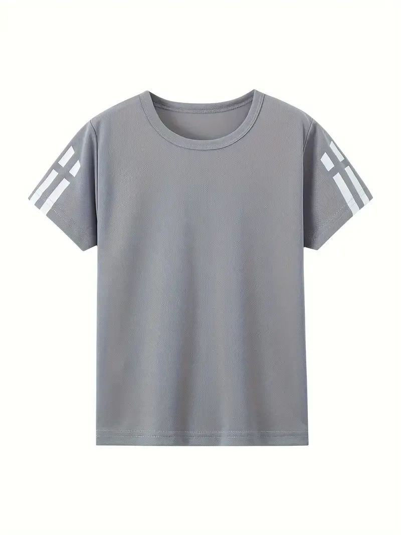 4pcs Comfortable Boys' Summer Tees - Loose Fit