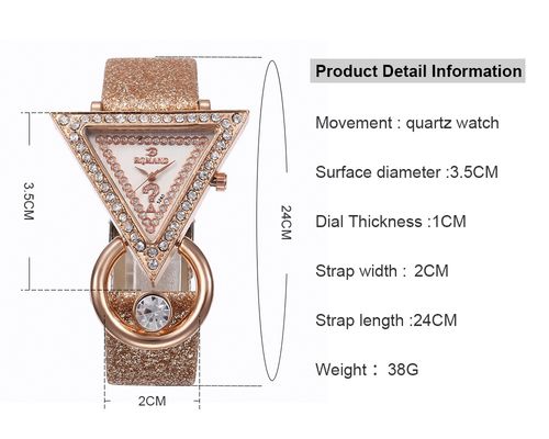 Triangle Dial Quartz Watch