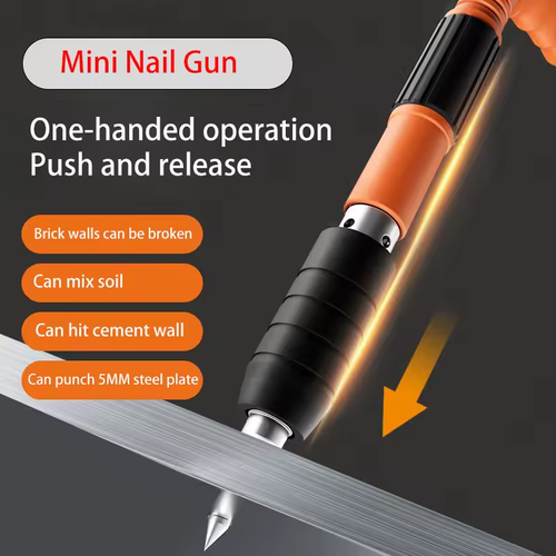 🔥Last Day 49% OFF 🔥Manual Concrete Nailer Mini Ceiling Artifact Ceiling Nail Gun for Decorative Installation of Fasteners