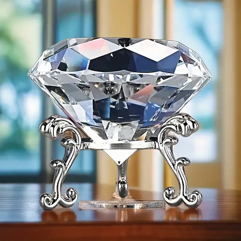 Glowing crystal diamond