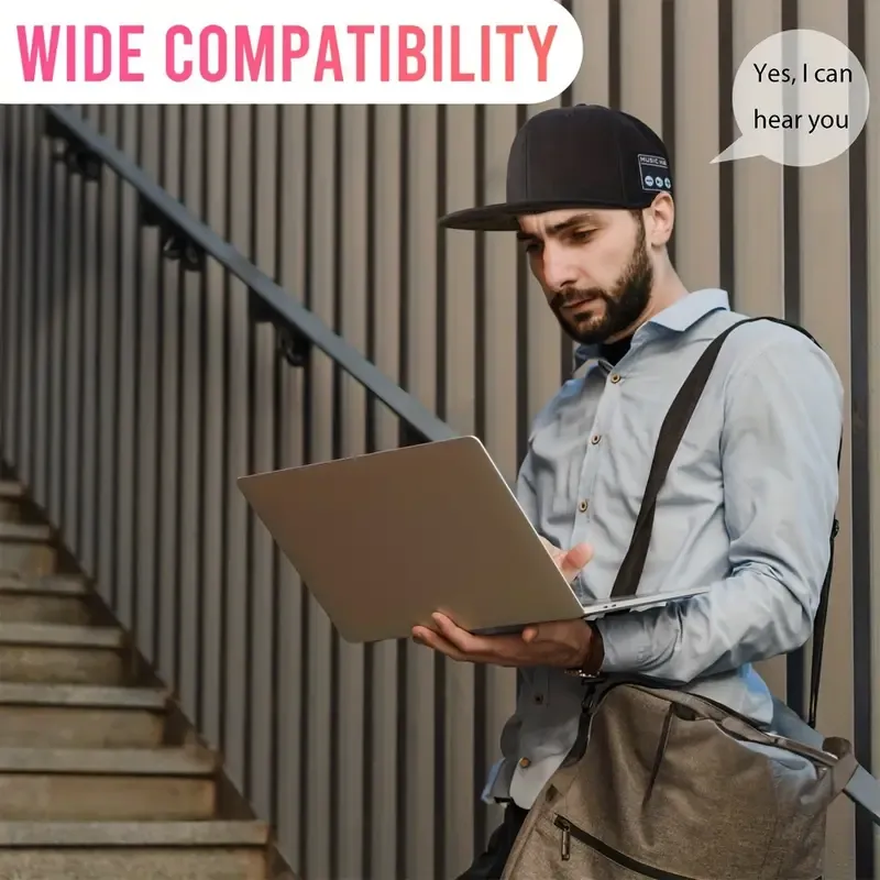Wireless Stereo Baseball Cap Headphones